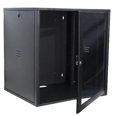 Rack 19" Fechado Para Fixação em Parede 16U x 470mm Preto