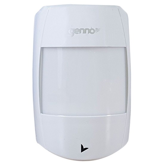 Sensor de Presença Infravermelho IVP 3000 MW Intelbras Com Fio Passivo, 2 níveis de sensibilidade de IR e MW escalonável, Cobertura com ângulo de 110° e Alcance de 12m