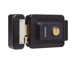 FECHADURA ELÉTRICA DE CILINDRO FIXO FX2000 PRETA - INTELBRAS