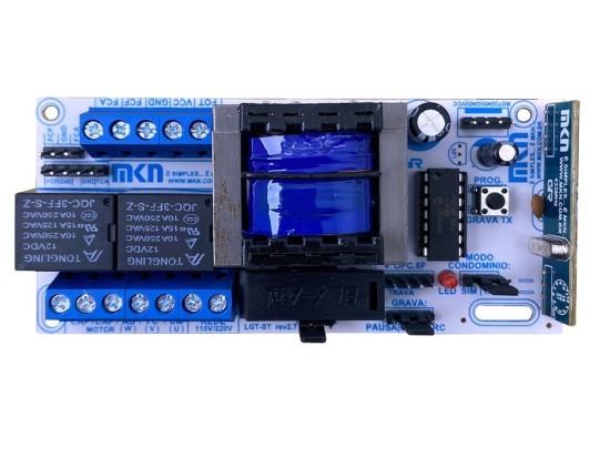 CENTRAL PLACA DE PORTÃO ELETRONICO ROSSI PPA GAREN 433MHZ