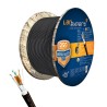 Cabo de Rede Blindado CAT 6E Tripla Capa STP Externo LAN Expert Hercules 2.0 - Bobina 1000 Metros