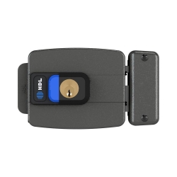 Fechadura C-90 Elétrica Pro - Af Aj Botão Cinza