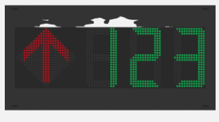 Parking Guidance Indoor Number 8 LED Screen Module