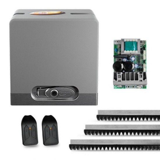 Kit Motor de Portão PPA Jet Flex DZ HUB 550 KL Automatizador 1/3 HP Deslizante Rápido