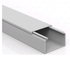 CANALETA 80X50 BEGE RECORTE FECHADO - DUTOPLAST