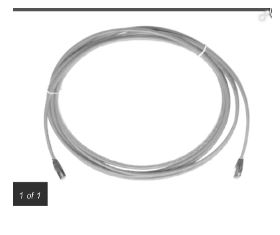 PATCH CORD CAT6 2,44M CINZA AMP