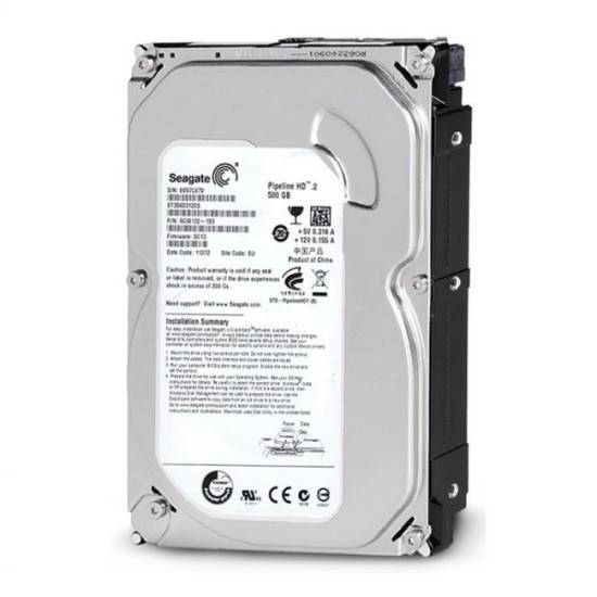 HD Seagate 500GB Pipeline SATA 5900RPM Vídeo 3.5' P/ Gravador DVR