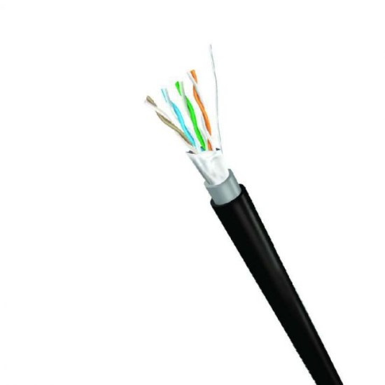 Cabo de Rede LAN Expert Hercules Externo STP Blindado e Dupla Capa CAT 5E - Metro