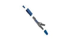 CONECTOR FAST CRIMP SC-UPC AZUL - TRANSCENDI