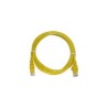 Patch Cord Cftv 2,5 M Cat 5 Rj45/rj45 Pvc Amarelo