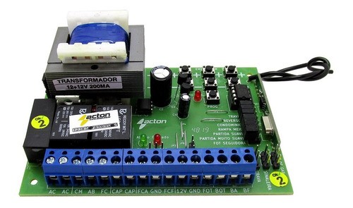 CENTRAL PLACA DE COMANDO ACTON PORTÃO LINHA CONDOMINIO AC3