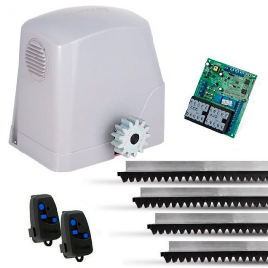 Kit Automatizador Motor de Portão Industrial Deslizante 1HP Max HD Trifásico Peccinin