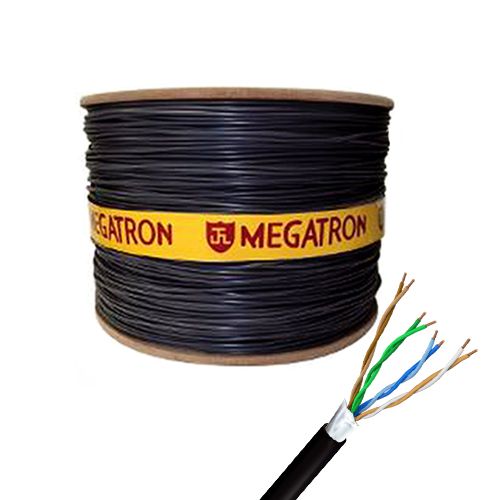 Cabo de Rede CAT 5E Blindado CMX 4 Pares Cobre Megatron Bobina 1000 Metros