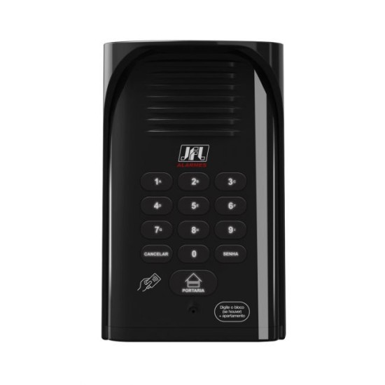 Porteiro Eletrônico 13 Teclas PEC-13T ID Com Acesso RFID Para Centrais de Interfonia Optymus JFL