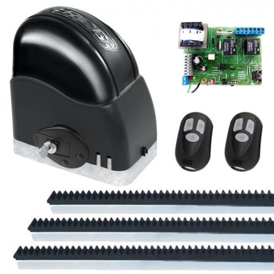 Kit Automatizador Deslizante Motor Portão Eletrônico Slider FAST (Rápida Abertura do Portão) RCG
