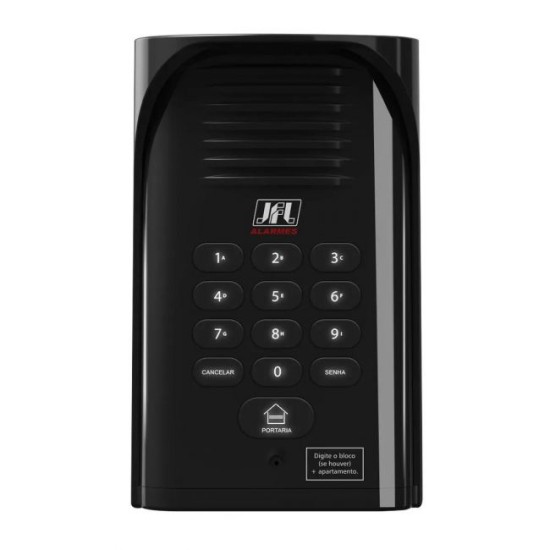 Porteiro Eletrônico Coletivo 13 Teclas PEC-13T Para Centrais de Interfonia Optymus JFL