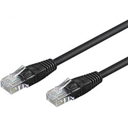 Patch Cord Cftv 2,5 M Cat 5 Rj45/rj45 Pvc Preto