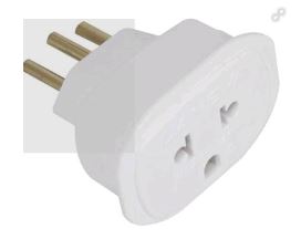 ADAPTADOR UNIVERSAL 2P+T 10A/250V~ (A GRANEL)