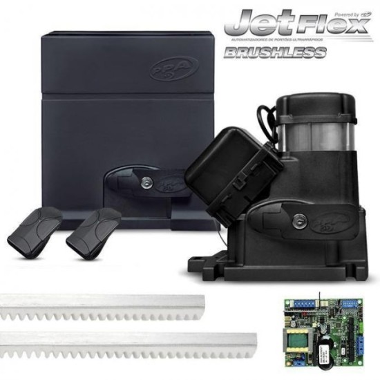 Kit Automatizador PPA Motor Deslizante Industrial DZ IND 2.2 Robust Jet Flex BLDC
