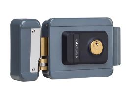 FECHADURA ELETRICA DE CILINDRO FIXO FX 2000 UN CINZA - INTELBRAS