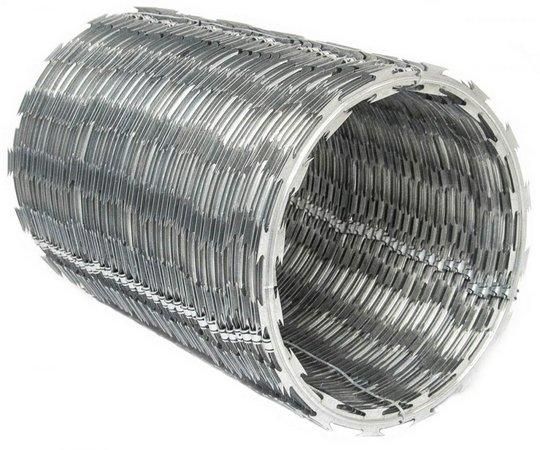 Concertina Clipada Dupla Galvanizada c/ 5 Metros x 30cm SCUDO