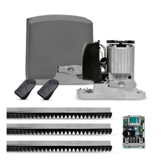 Motor de Portão Rápido Kit Automatizador Deslizante 1/4 HP DZ Rio 500 Jet Flex PPA