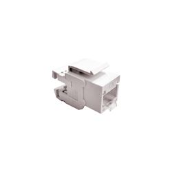 Conector Fêmea Rj45 Cat 6 Fêmea Keystone Branco C/ Janela