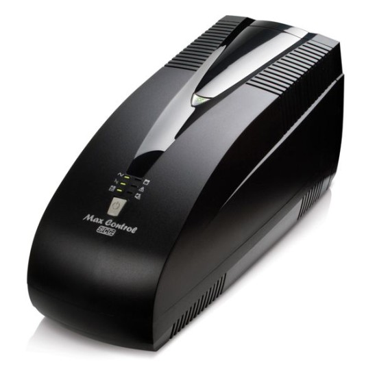 No Break + Filtro de Linha + Estabilizador de Tensão MAX Control FAX BAT de 600VA c/ Entrada Para Bateria Auxiliar - RCG