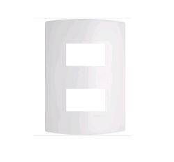 PLACA 4X2 2 POSTOS SEPARADOS - LUNARE -SCHNEIDER