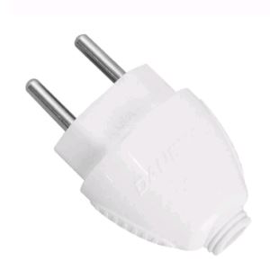 PLUGUE DESM.(PINO MACHO)90 2P 10A/250V CZ(GRANEL) - DANEVA