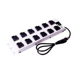 Filtro De Linha Metalico 12 Tomadas Cabo De 1,1m Inmetro