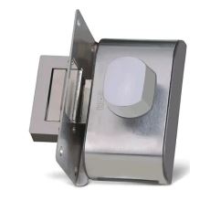 FECHADURA PV90 1F-B INOX C/ PUXADOR C/ MACANETA BOLA - HDL