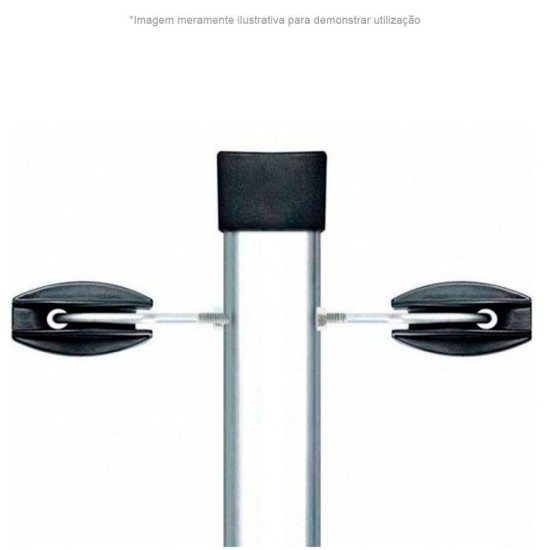 Big Haste Industrial 1 Metro 25x25, 12 Isoladores Castanha para Cerca Elétrica