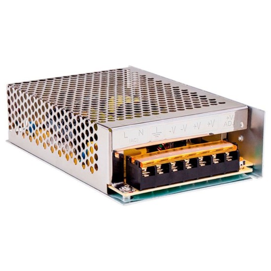 Fonte de Alimentação Metálica Tipo Colméia Intelbras EFM 1210 Bivolt 12V 10A