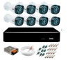 Kit 8 Câmeras de Segurança Full HD 1080p Giga Security gs0271 + DVR Giga Security 2MP + Acessórios 9574