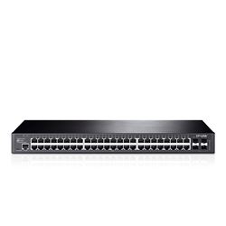 Switch 48 Portas 10/100/1000 E 4 Sfp T2600g-52ts (tl-sg3452)