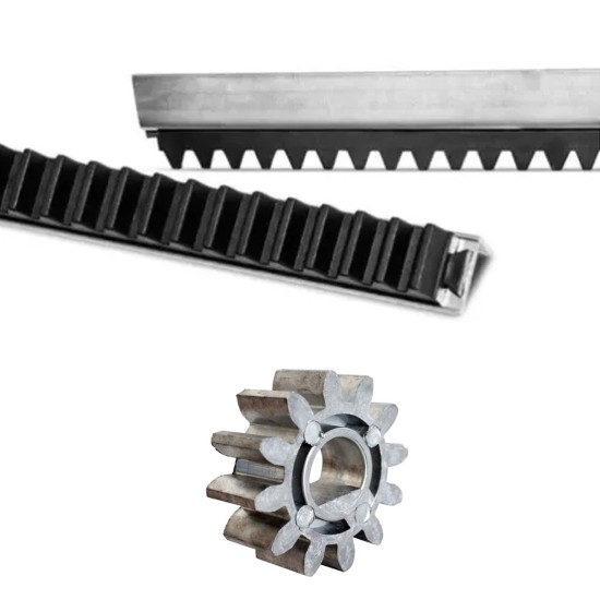 ENGRENAGEM ROSSI EXTERNA METAL 12 DENTES DZ4 DZ3 E 1 CREMALHEIRA 1,00MT