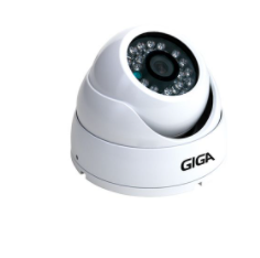 Câmera Dome Giga Infravermelho 30 Metros Open HD Plus 720P Lente 2.6mm IP66 - GS0015
