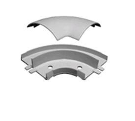 COTOVELO 90 GRAUS PISO DEXSON 60X13CM CINZA - SCHNEIDER