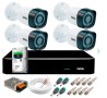 Kit Giga Security 4 Câmeras Full HD 1080p gs0271 + DVR com HD 1TB Seagate + Acessórios 9962