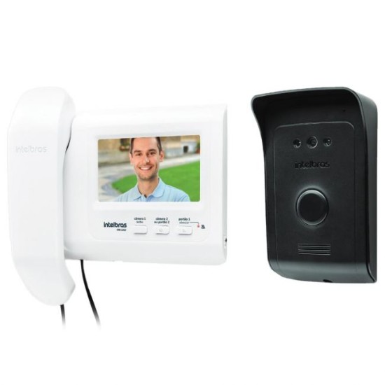 Vídeo Porteiro Intelbras IVR 1010 Tela LCD 4,3" e Visão Noturna