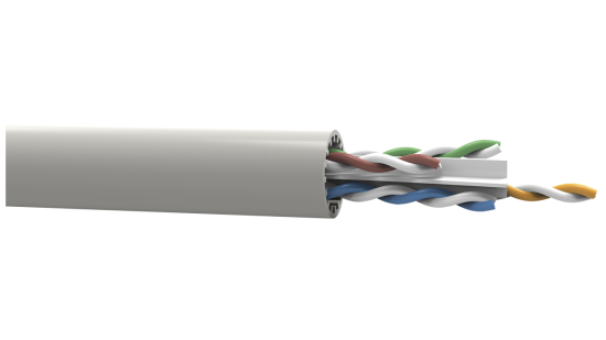 GigaLan Augmented Cat.6A U/UTP CM/CMR