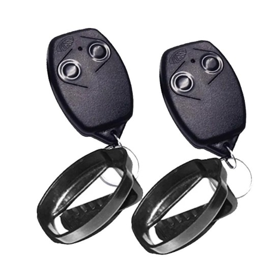 CONTROLE ROSSI ORIGINAL 433MHZ MAIS PAR DE PRESILHAS SUPORTE