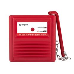 Acionador Manual Enderecavel Quebra Vidro Sem Sirene