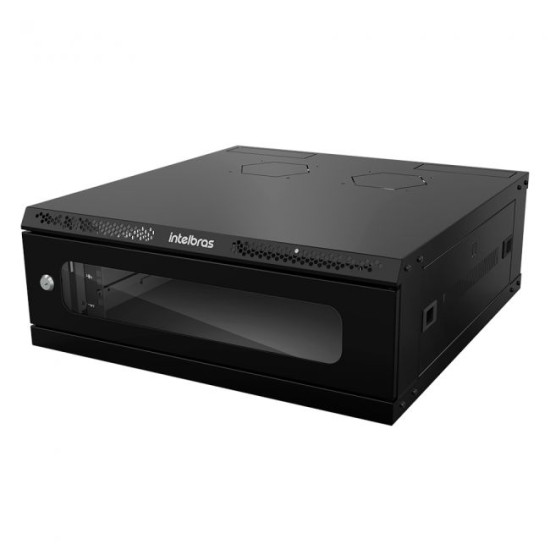 Mini Rack Intelbras 19” Desmontável MRD 357 de Parede 3U x 570mm