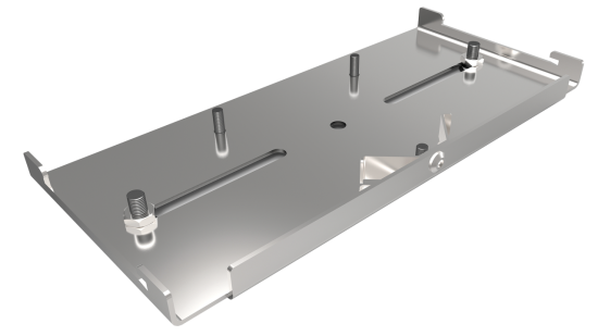 BASE PARA TRILHO DIN - DIO (KIT DE 05 PEÇAS)