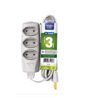 EXTENSÃO NO SHOCK PL 2X0,75MM²X 5M CINZA