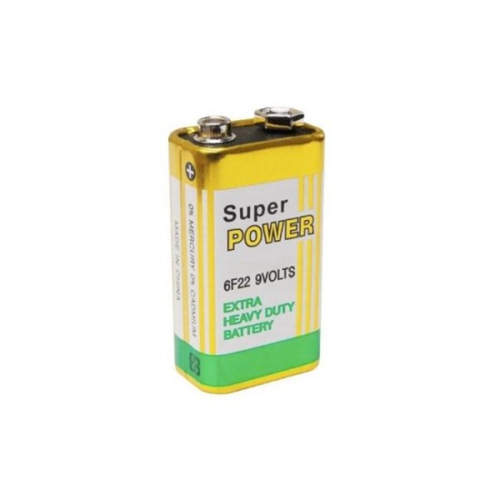 Bateria 9V Longa Duração Super Power 30624