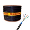 Cabo de Rede Lan Blindado Cat5e Externo 305 mts Megatron Homologado Anatel