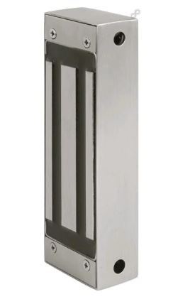 FECHADURA ELETROIMA SOB. 150KGF C/ SUPORTE KT 740 PRATA - AUTOMATI